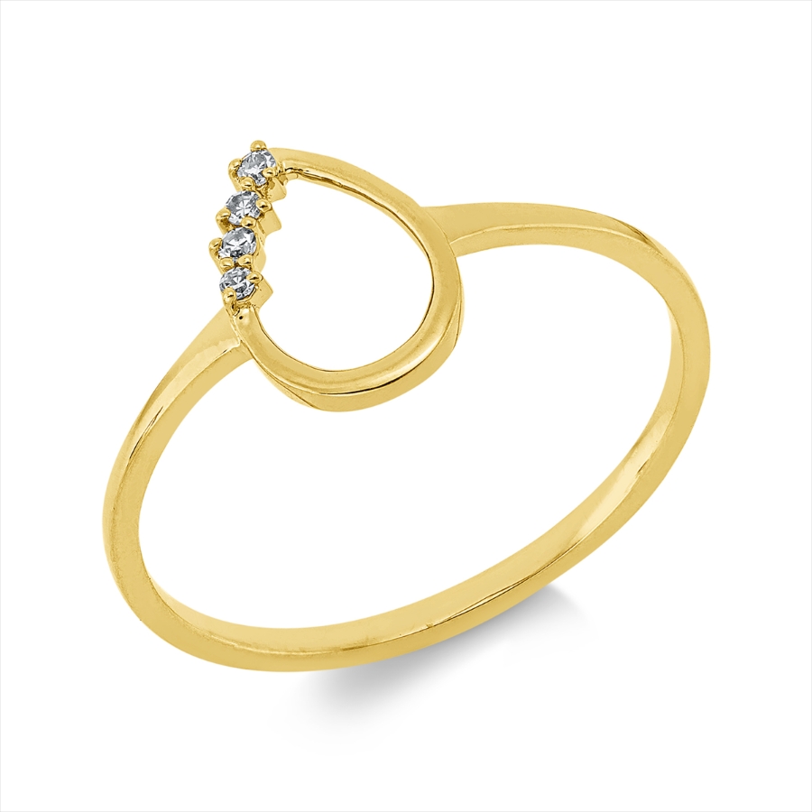 Ring 18 kt GG Tropfen