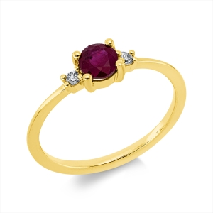 Ring 4er-Krappe 18 kt GG