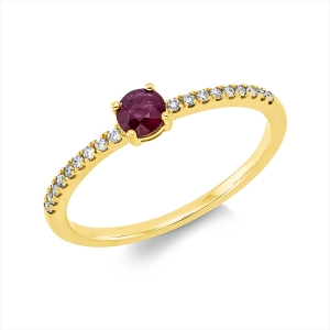 Ring 4er-Krappe 18 kt GG