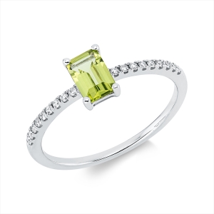 Ring 4er-Krappe 18 kt WG