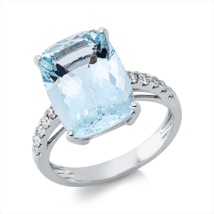 Ring 4er-Krappe 18 kt WG