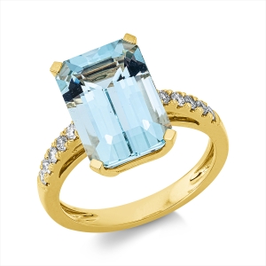 Ring 4er-Krappe 18 kt GG