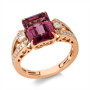 Ring 4er-Krappe 18 kt RG