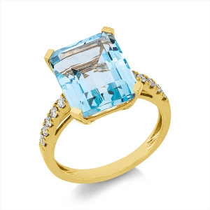 Ring 4er-Krappe 18 kt GG