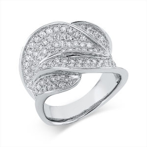 Pavé Ring  18kt Weißgold mit 1,75ct Diamanten