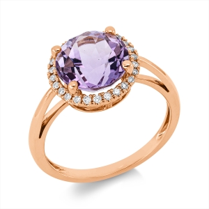 Ring 4er-Krappe 18 kt RG
