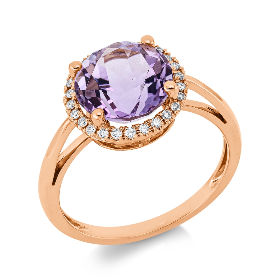 Ring 4er-Krappe 18 kt RG