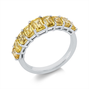Ring 4er-Krappe 18 kt WG+GG, Zimmi Diamonds