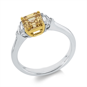 Ring 4er-Krappe 18 kt WG+GG, GIA 1465590044