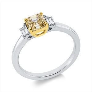 Ring 4er-Krappe 18 kt WG+GG, GIA 1493783985
