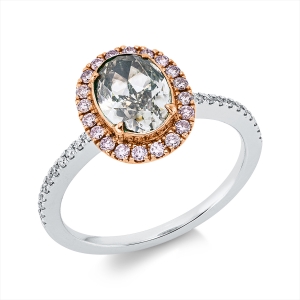 Ring 18 kt WG+RG