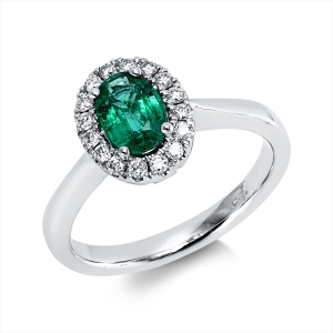 Ring 4er-Krappe 18 kt WG