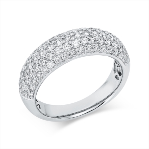 Pavé Ring  18kt Weißgold mit 1,13ct Diamanten