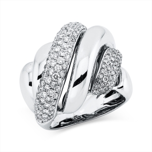 Pavé Ring  18kt Weißgold mit 2,36ct Diamanten