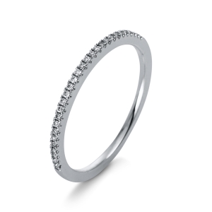 Infinity Memoire Ring  18kt Weißgold mit 0,09ct Diamanten