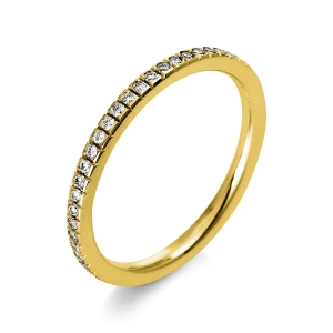 Infinity Memoire Ring  18kt Gelbgold mit 0,31ct Diamanten