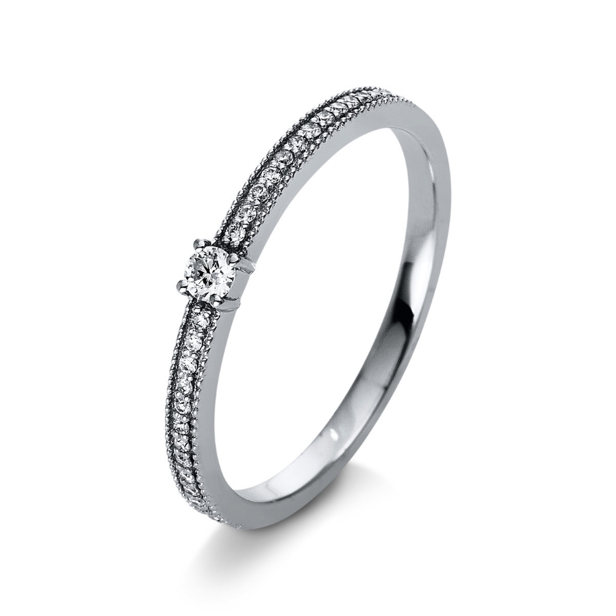 Ring 4er-Krappe 18 kt WG
