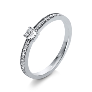 Ring 4er-Krappe 18 kt WG