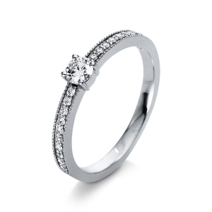 Ring 4er-Krappe 18 kt WG