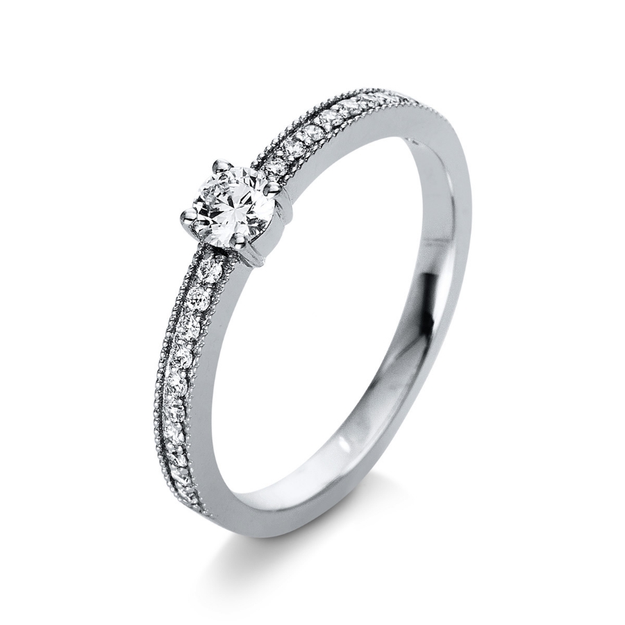 Ring 4er-Krappe 18 kt WG