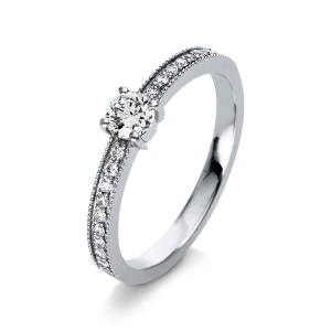 Ring 4er-Krappe 18 kt WG