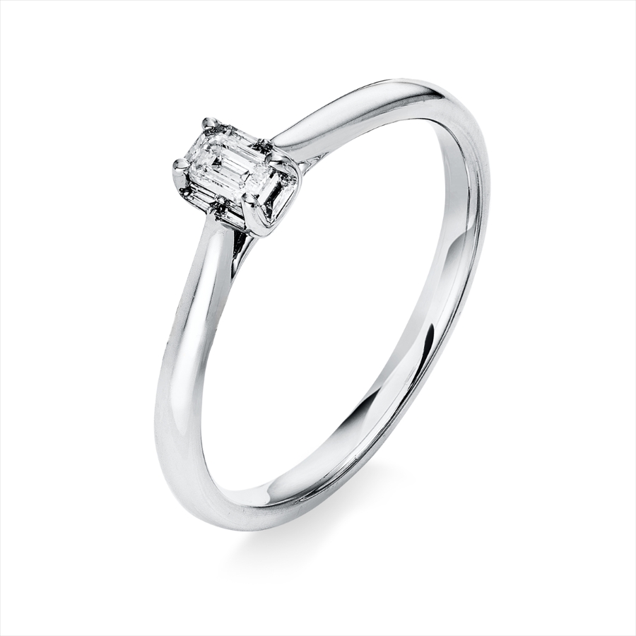 Ring 4er-Krappe 18 kt WG