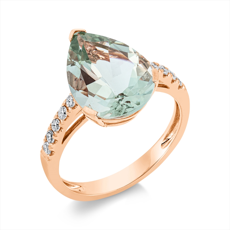 Ring 3er-Krappe 18 kt RG