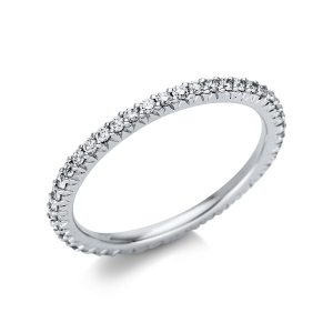 Infinity Memoire Ring  18kt Weißgold mit 0,42ct Diamanten