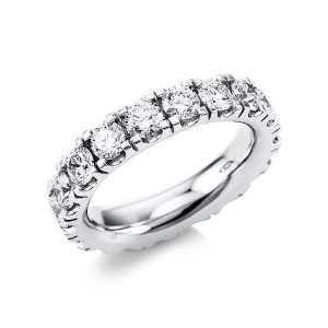 Infinity Memoire Ring  18kt Weißgold mit 3,20ct Diamanten