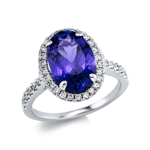 Ring 4er-Krappe 14 kt WG
