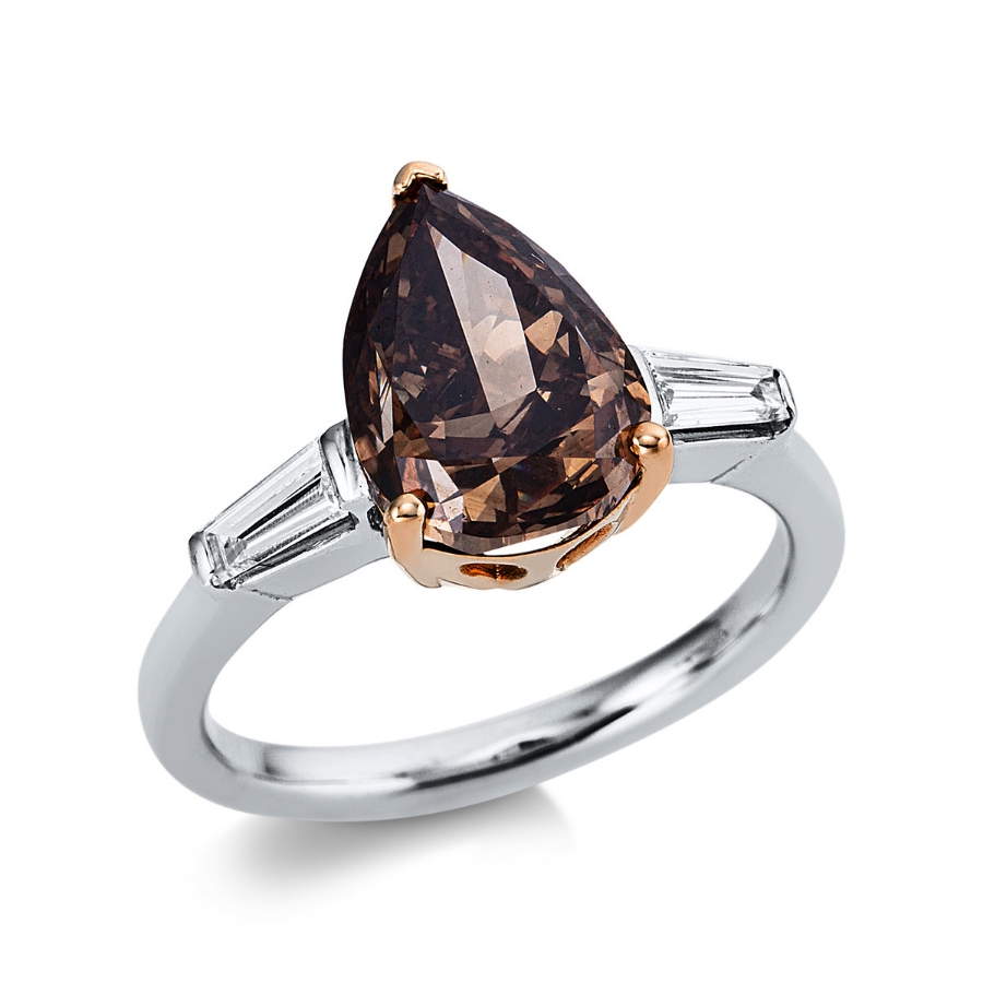 Ring 18 kt WG+GG
