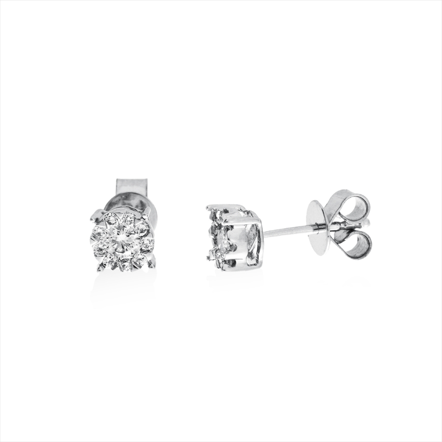Ohrstecker 18 kt WG