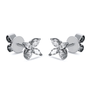 Ohrstecker 18 kt WG