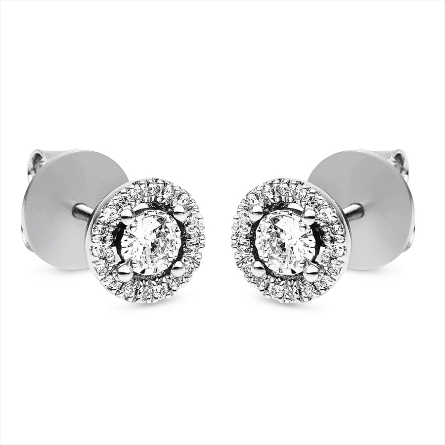 Ohrstecker 18 kt WG
