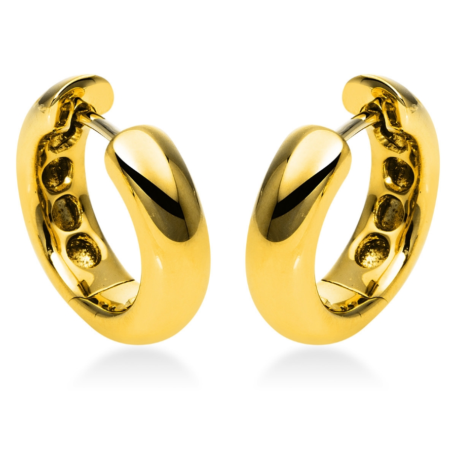 Creolen  18kt Gelbgold mit 0,00ct Diamanten