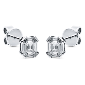 Ohrstecker 18 kt WG