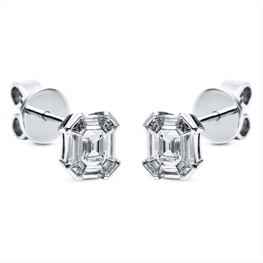 Ohrstecker 18 kt WG