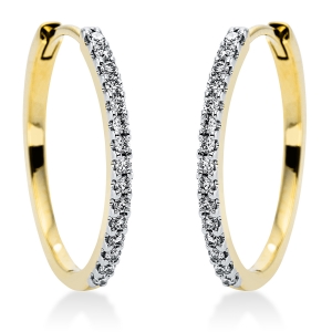 Creolen 14 kt GG+WG