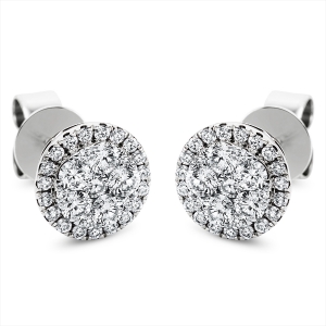 Ohrstecker 18 kt WG