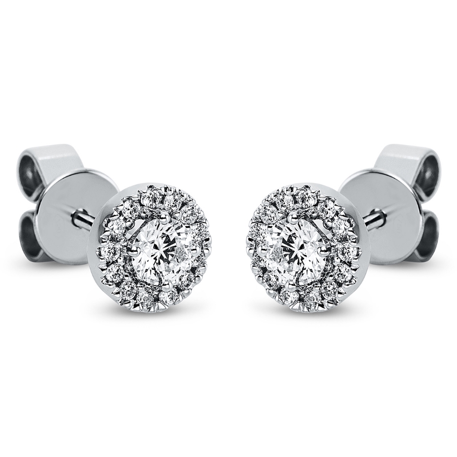 Ohrstecker 4er-Krappe 18 kt GG