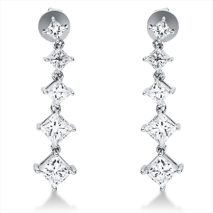 Ohrschmuck 4er-Krappe 18 kt WG