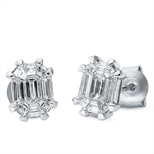 Ohrstecker 18 kt WG