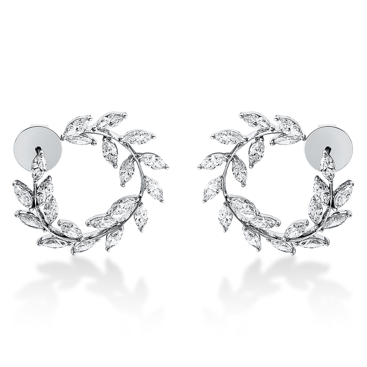 Ohrstecker 18 kt WG