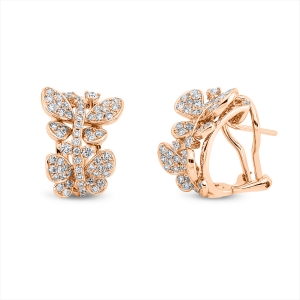 Ohrschmuck 18 kt RG Schmetterling