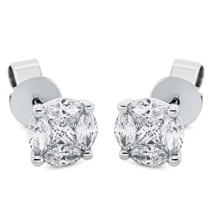 Ohrstecker 18 kt WG