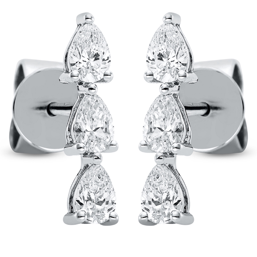 Ohrstecker 18 kt WG