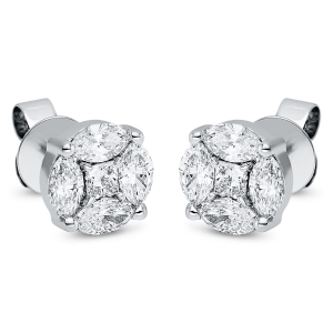 Ohrstecker 18 kt WG