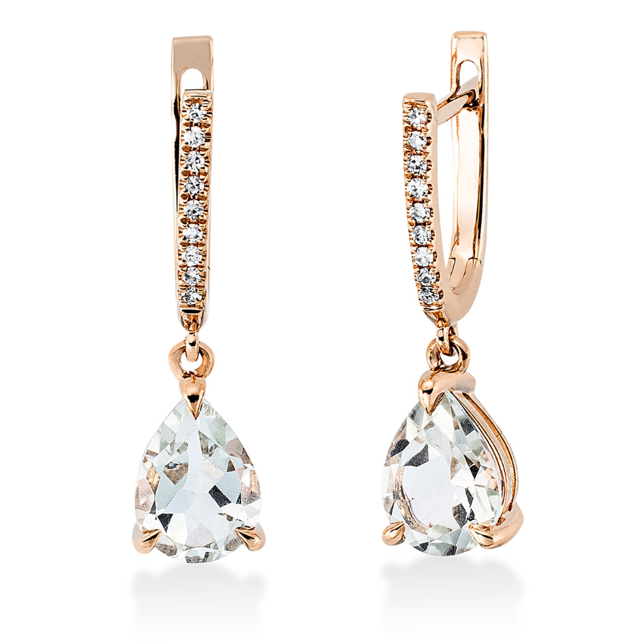 Ohrschmuck 3er-Krappe 18 kt RG