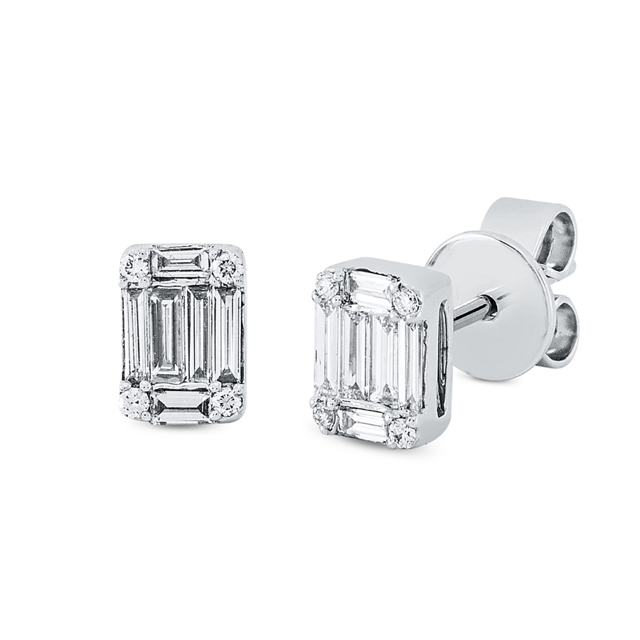 Ohrstecker 18 kt WG