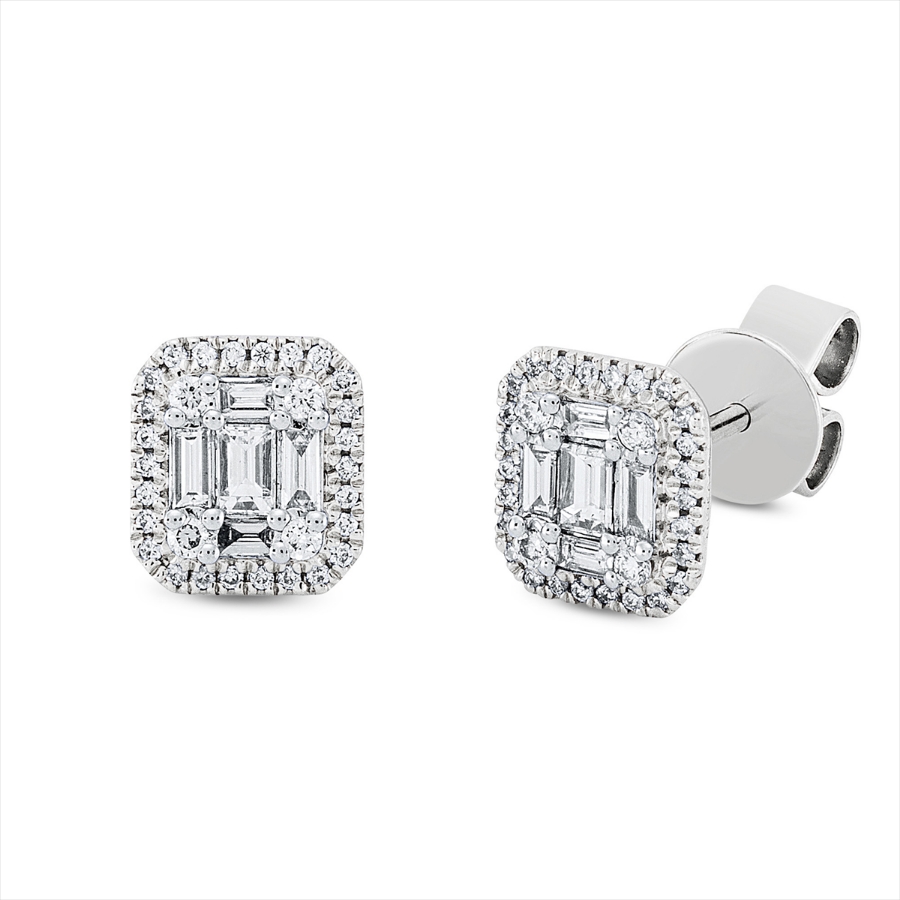 Ohrstecker 18 kt WG